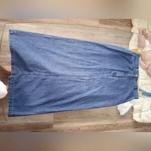 Blue Denim Casual Wear Skirt